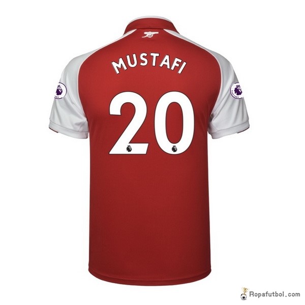 Camiseta Arsenal Replica Primera Ropa Mustafi 2017/18